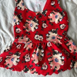 Anthropologie peplum top